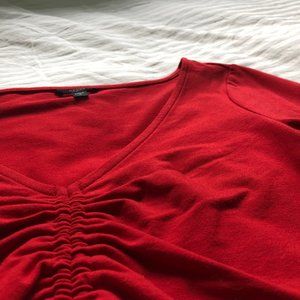 Guess Red V-Neck